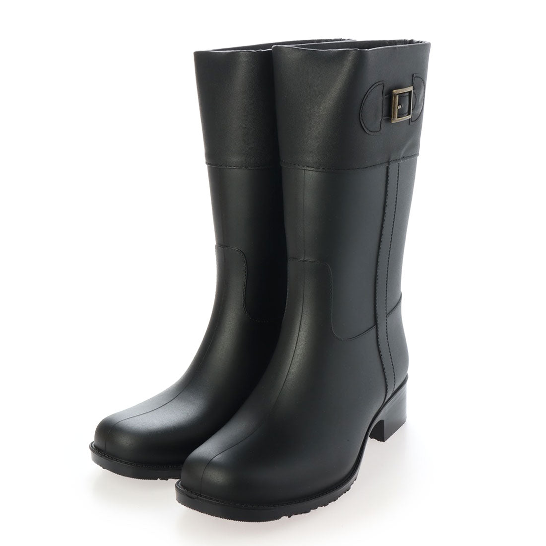 カナーリオン canerrion Rionestaジョッキーレインブーツ,BLK/BLK
