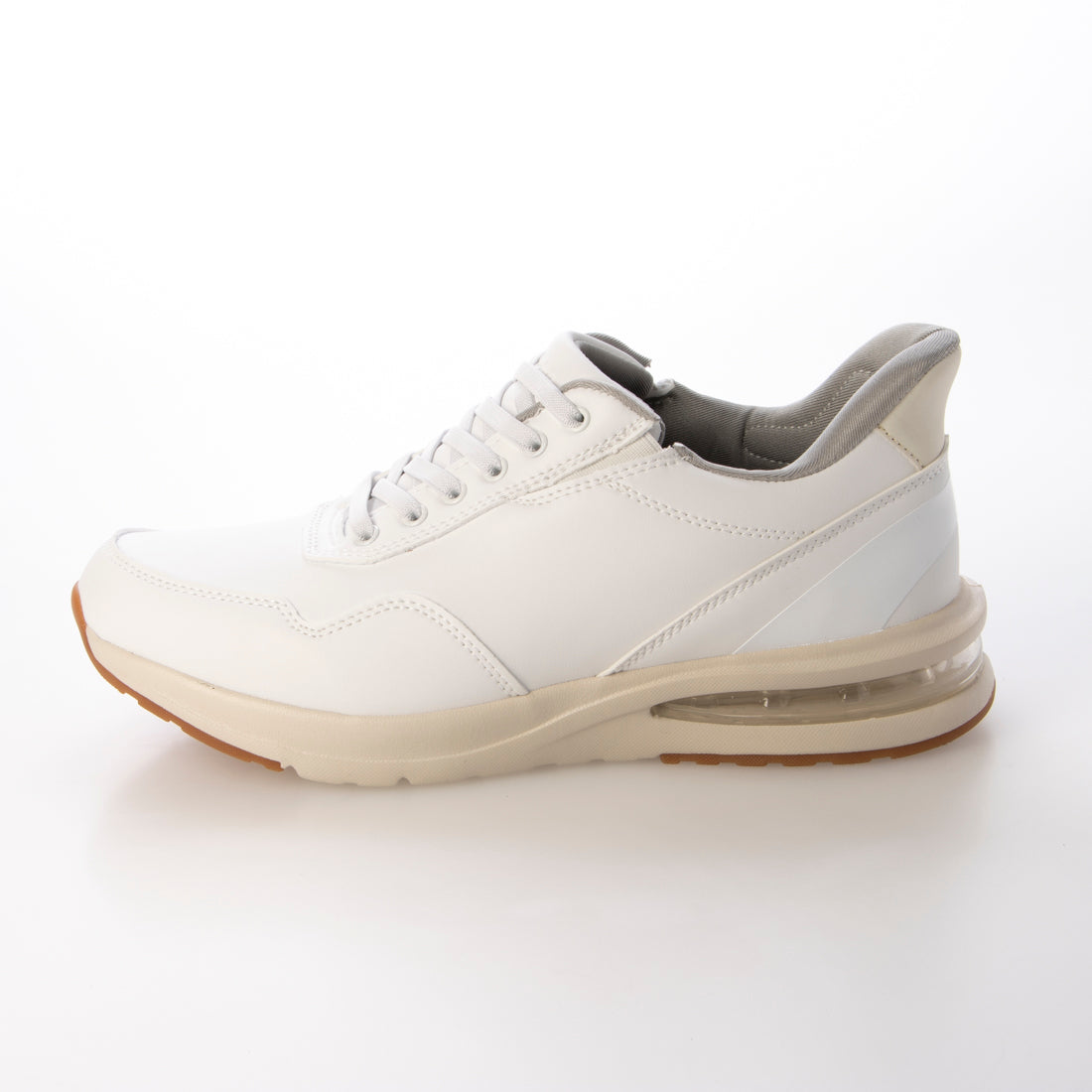スパットシューズ（エアソールタイプ） 手を使わずに履ける【24.5cm～29.0cm】  （WHT） WHT