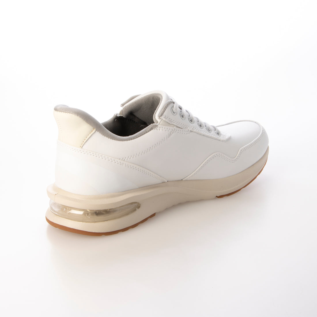 スパットシューズ（エアソールタイプ） 手を使わずに履ける【24.5cm～29.0cm】  （WHT） WHT