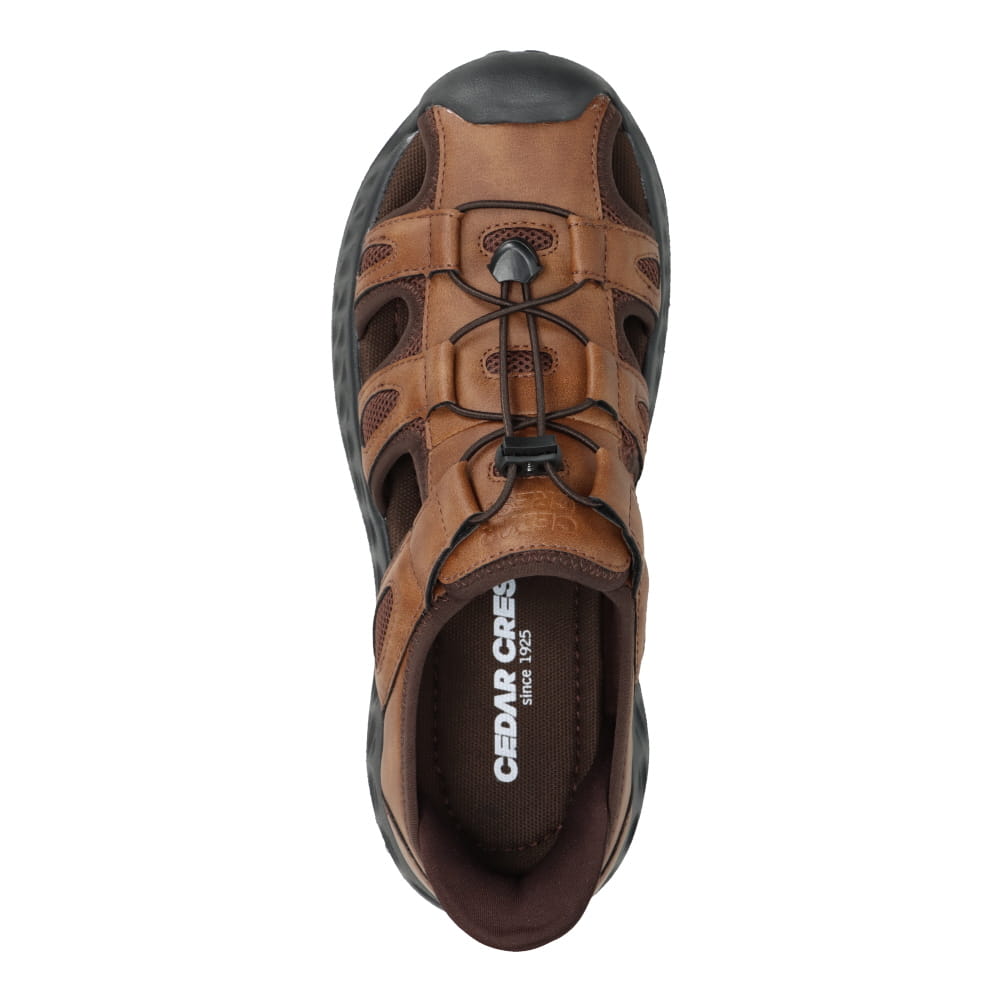 セダークレスト CEDAR CREST スパットシューズ（スニーカーサンダルタイプ）手を使わずに履ける 【25.0cm～28.0cm】  （BRN） BRN