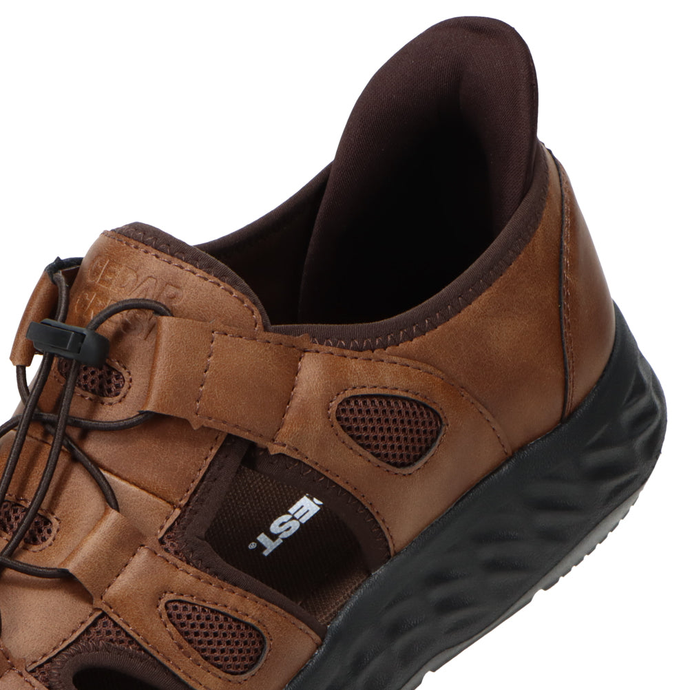 セダークレスト CEDAR CREST スパットシューズ（スニーカーサンダルタイプ）手を使わずに履ける 【25.0cm～28.0cm】  （BRN） BRN
