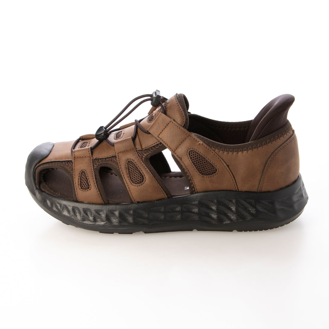セダークレスト CEDAR CREST スパットシューズ（スニーカーサンダルタイプ）手を使わずに履ける 【25.0cm～28.0cm】  （BRN） BRN
