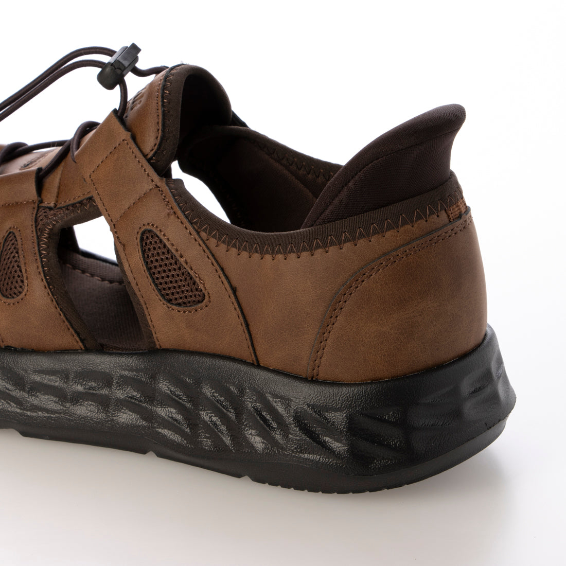 セダークレスト CEDAR CREST スパットシューズ（スニーカーサンダルタイプ）手を使わずに履ける 【25.0cm～28.0cm】  （BRN） BRN