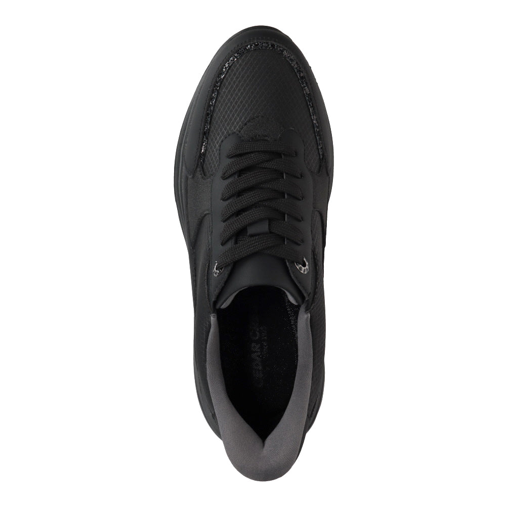 セダークレスト CEDAR CREST スパットシューズ（スニーカータイプ）防水 手を使わずに履ける【22.5cm～24.5cm】（BLK） BLK