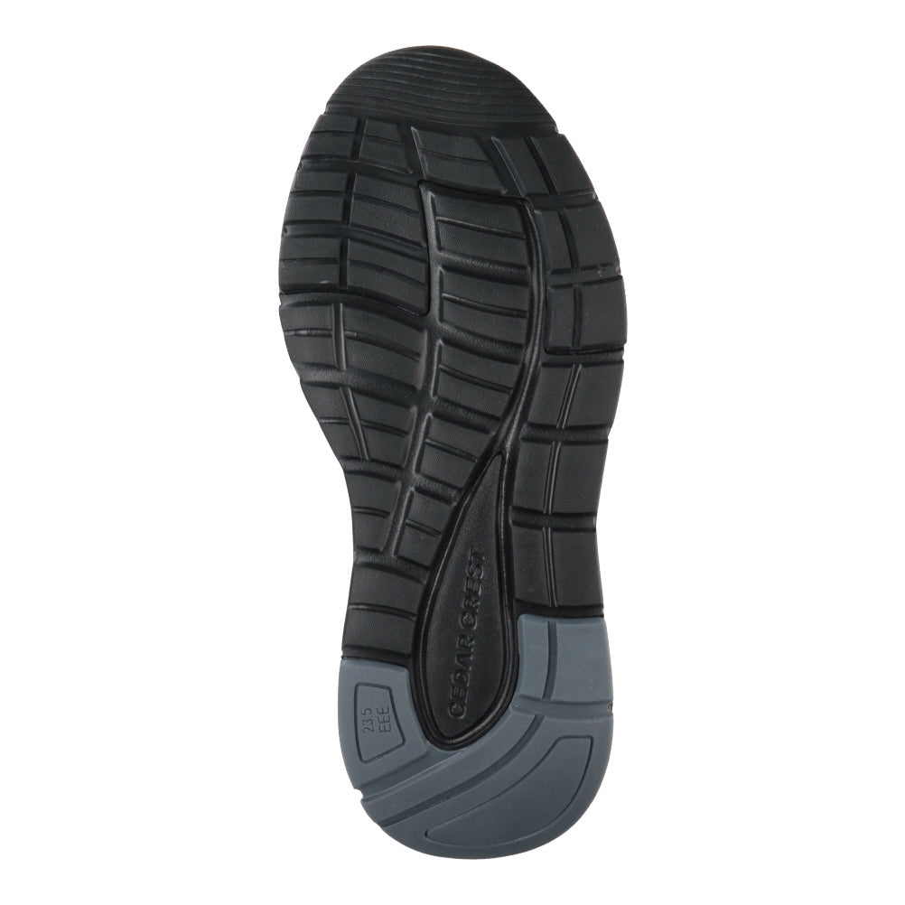 セダークレスト CEDAR CREST スパットシューズ（スニーカータイプ）防水 手を使わずに履ける【22.5cm～24.5cm】（BLK） BLK