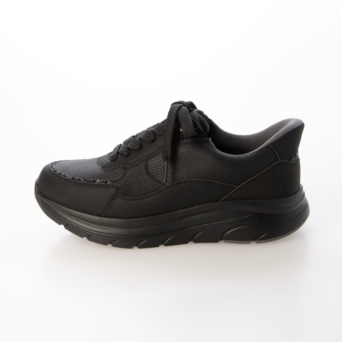 セダークレスト CEDAR CREST スパットシューズ（スニーカータイプ）防水 手を使わずに履ける【22.5cm～24.5cm】（BLK） BLK