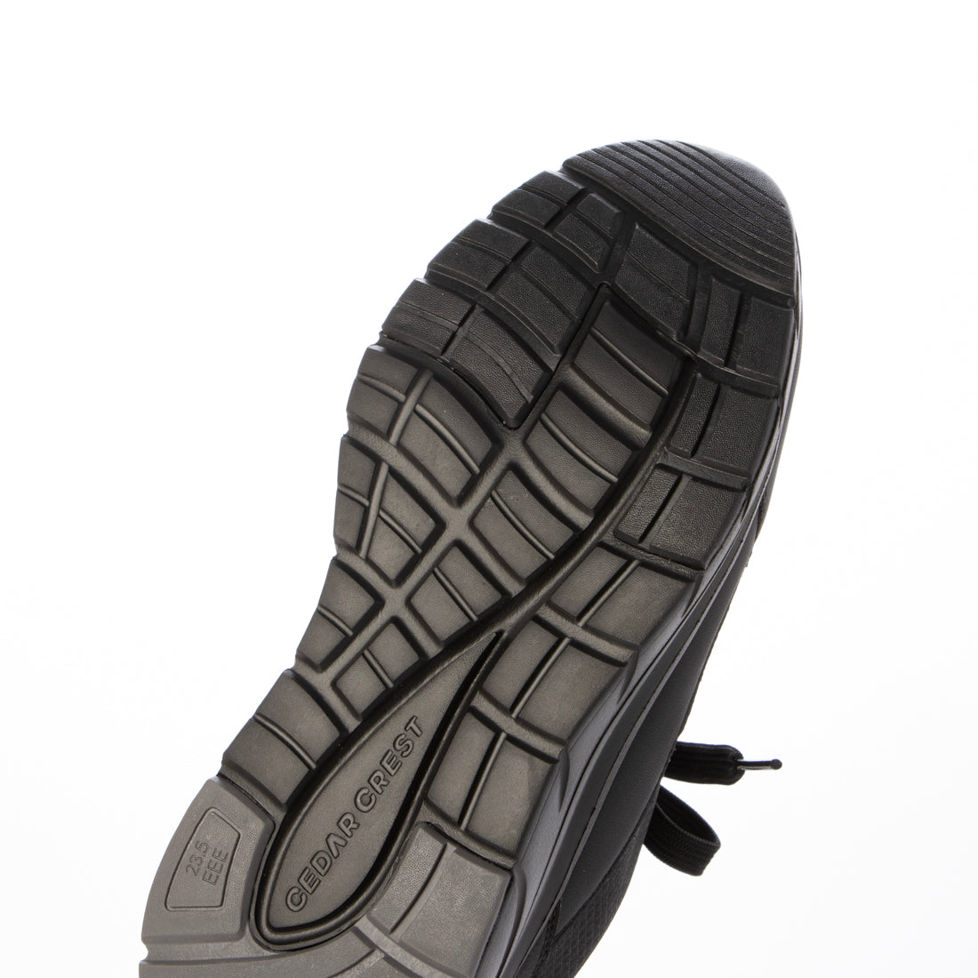 セダークレスト CEDAR CREST スパットシューズ（スニーカータイプ）防水 手を使わずに履ける【22.5cm～24.5cm】（BLK） BLK