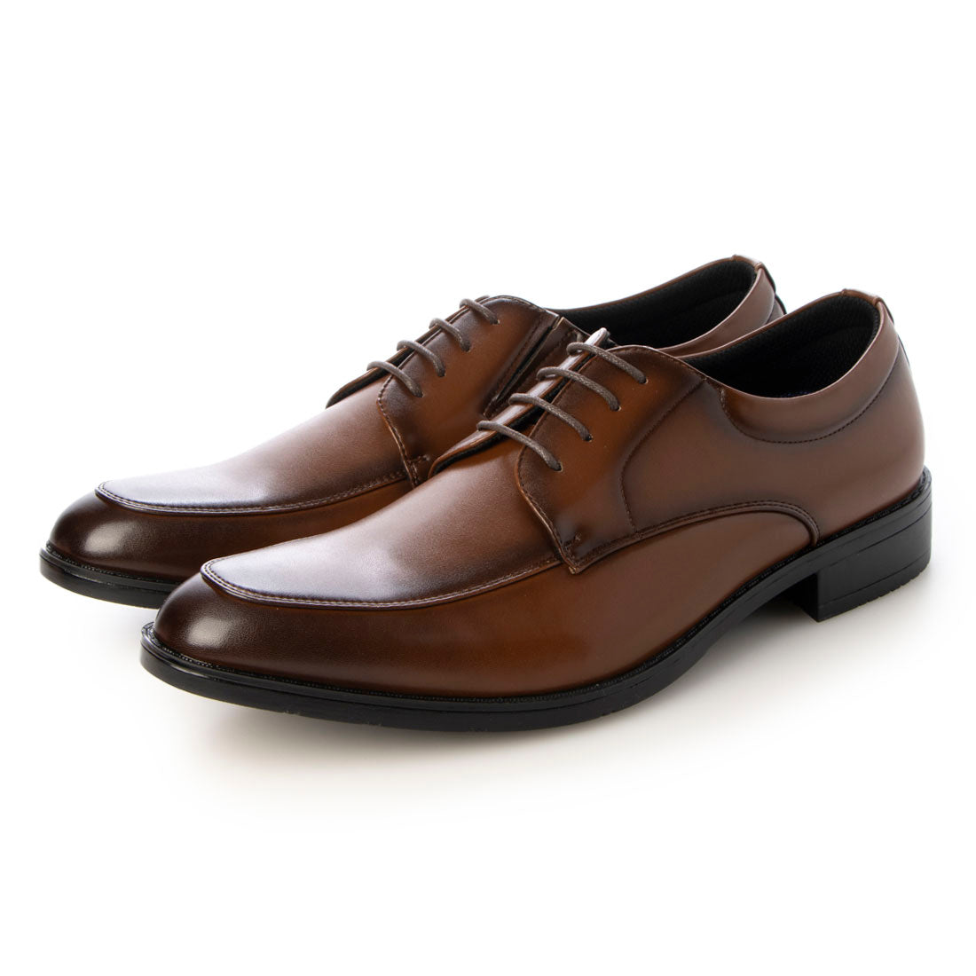 cecilio　＜Uチップモカシン＞幅広 3E ビジネスシューズ【24.5cm～28.0cm】　CEC-003,BRN