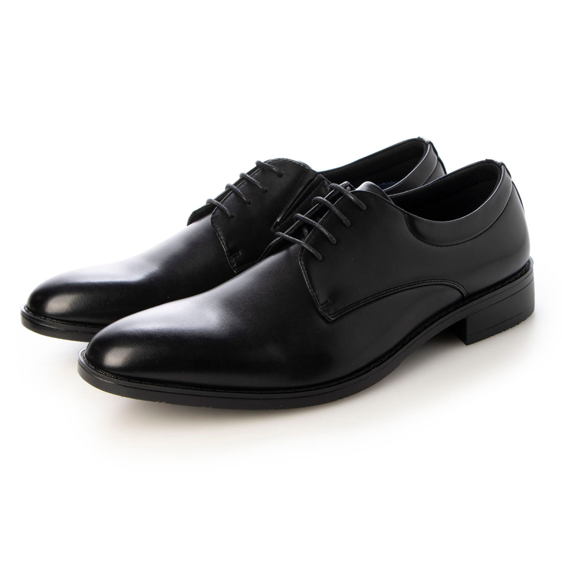 cecilio　＜外羽根プレーン＞幅広 3E ビジネスシューズ【24.5cm～28.0cm】　CEC-002,BLK