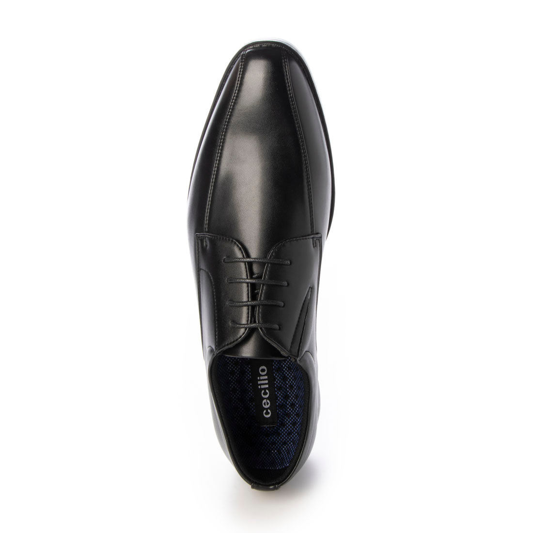 cecilio　＜外羽根スワロー＞幅広 3E ビジネスシューズ【24.5cm～28.0cm】　CEC-005