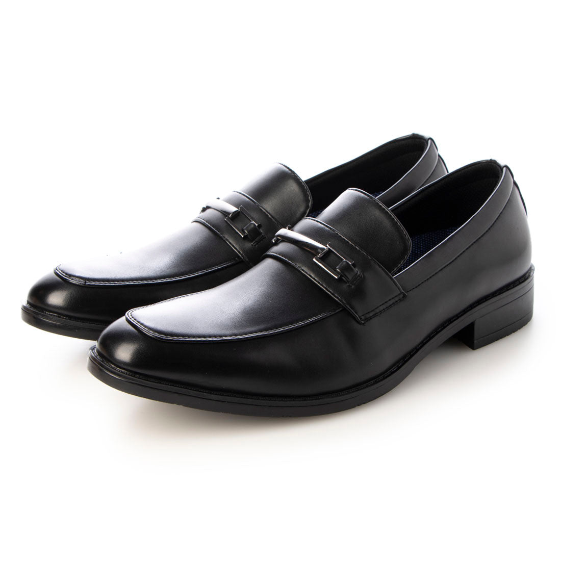 cecilio　＜ビットローファー＞幅広 3E ビジネスシューズ【24.5cm～28.0cm】　CEC-004,BLK