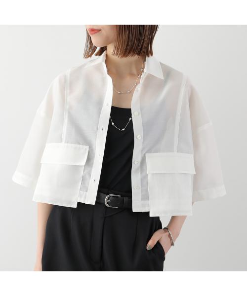シーレット CEaRET CEaRET シャツ Short Length Shirt 261018 シアー オーガンジー （001/ホワイト） 001/ホワイト