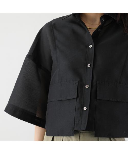 シーレット CEaRET CEaRET シャツ Short Length Shirt 261018 シアー オーガンジー （001/ホワイト） 001/ホワイト