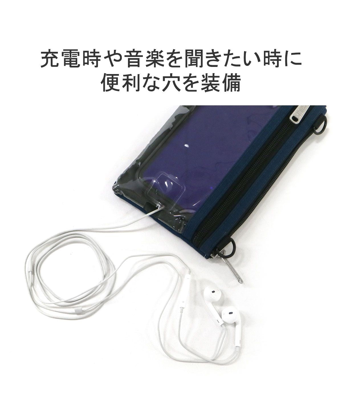 チャムス CHUMS 日本正規品 チャムス ショルダーバッグ 軽い 軽量 小さい CHUMS バッグ ブランド CH60ー3611 （ネイビー） ネイビー