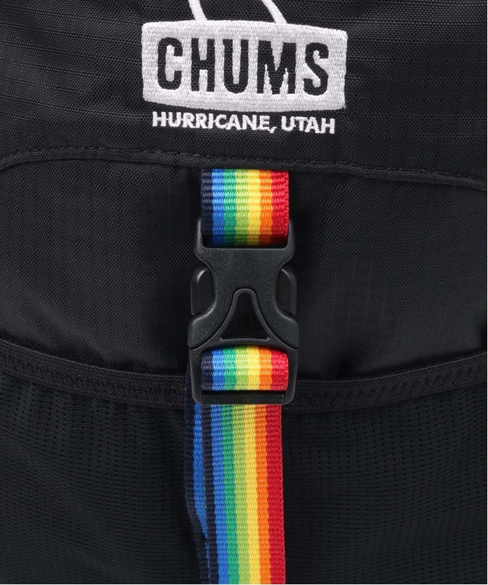 チャムス CHUMS チャムス CHUMS アウトドア スプリングデール20リットル デイパック リュック 20L バッグ フェス 登山 ハイキング 旅行 トラベル タ （K042 BLK/RAINBOW） K042 BLK/RAINBOW