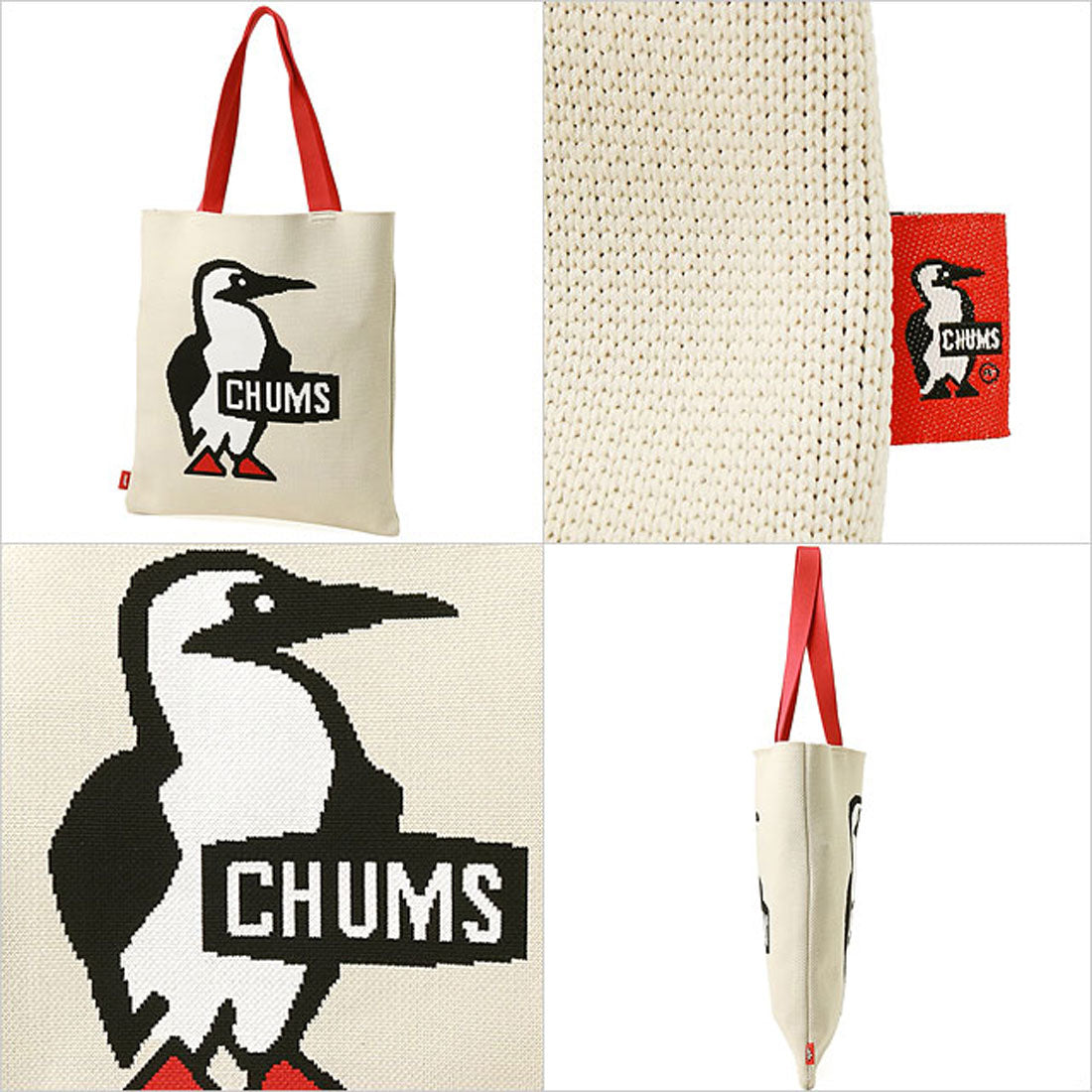 チャムス CHUMS Jacquard Knit Tote Bag Booby [CH60-3935] （Booby） Booby