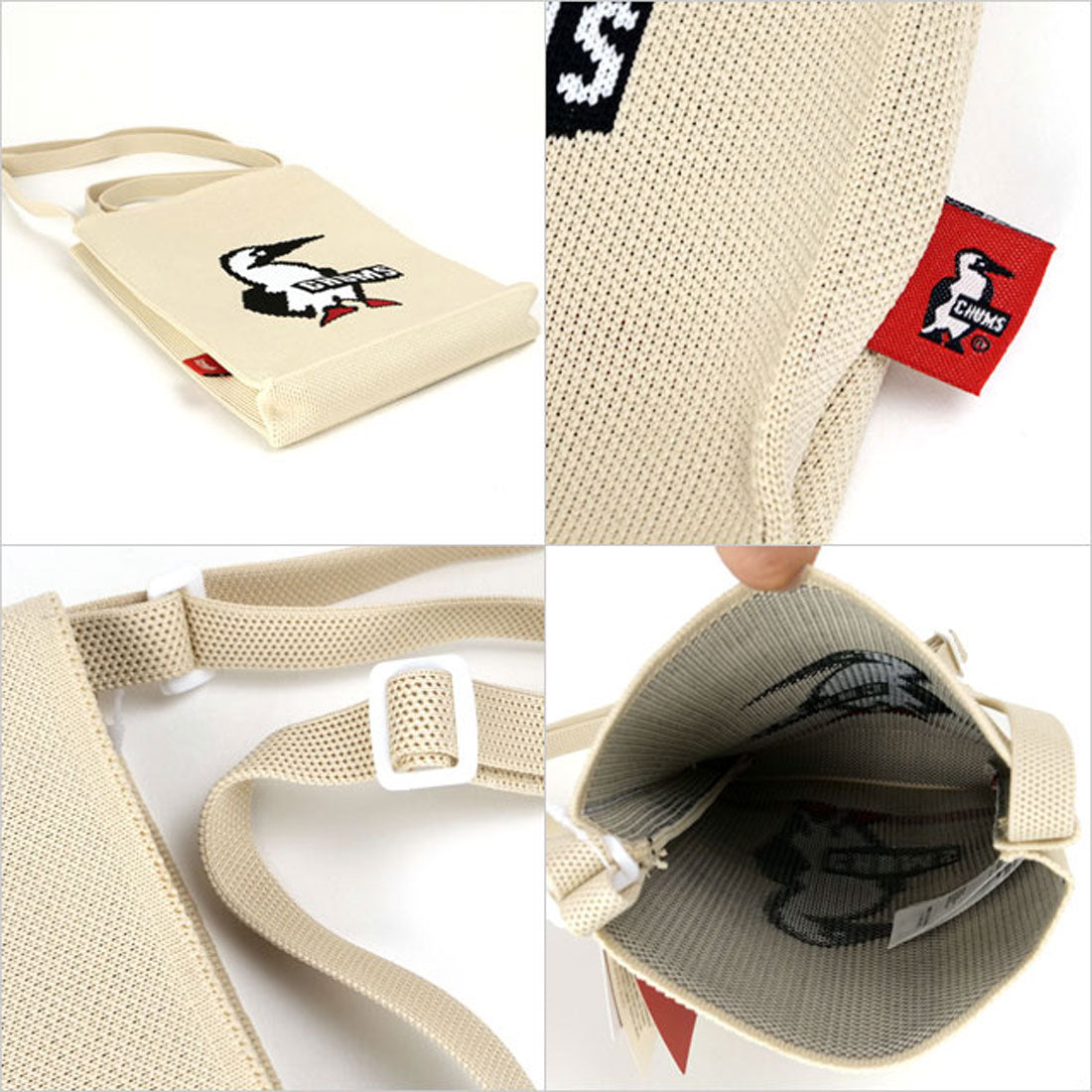 チャムス CHUMS Jacquard Knit Mini Shoulder Bag Booby [CH60-3936] （Booby） Booby