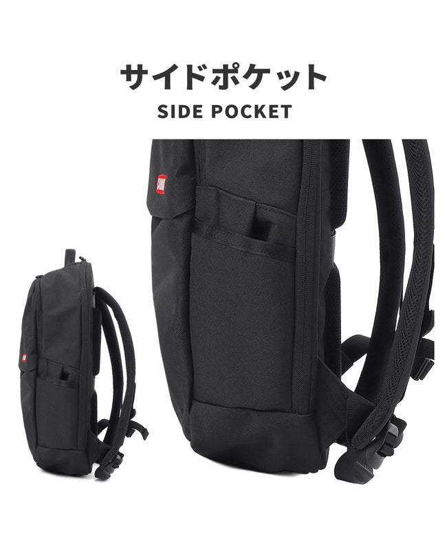 チャムス CHUMS 新商品/ランドウェル/チャムス/SLC/Afternoon Day Pack/リュックサック/ビジネス/キャリーオン/レインカバー/17L【ch60-3850】 （ブラック） ブラック