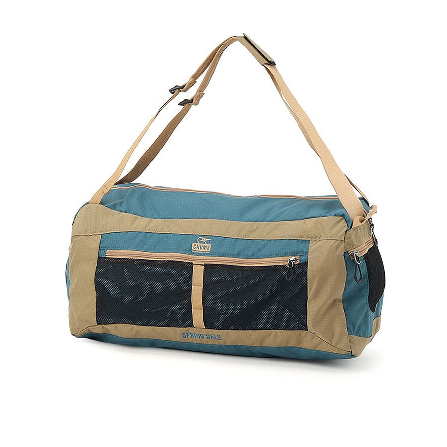 チャムス CHUMS 日本正規品 ボストンバッグ メンズ レディース 軽量 リュック アウトドア 2WAY 40L A4 B4 3泊 4泊 Spring Dale スプリングデールボストンバッグ40 CH60-4016（Blue×Beige） Blue×Beige