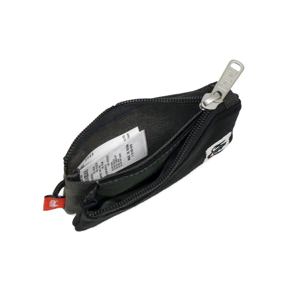 チャムス CHUMS 日本正規品 コインケース メンズ レディース ブランド 財布 小さい コンパクト ミニ財布 薄型 小銭入れ カードケース 撥水 カードコインケーススウェットナイロン CH60-3456（Black×Charcoal） Black×Charcoal