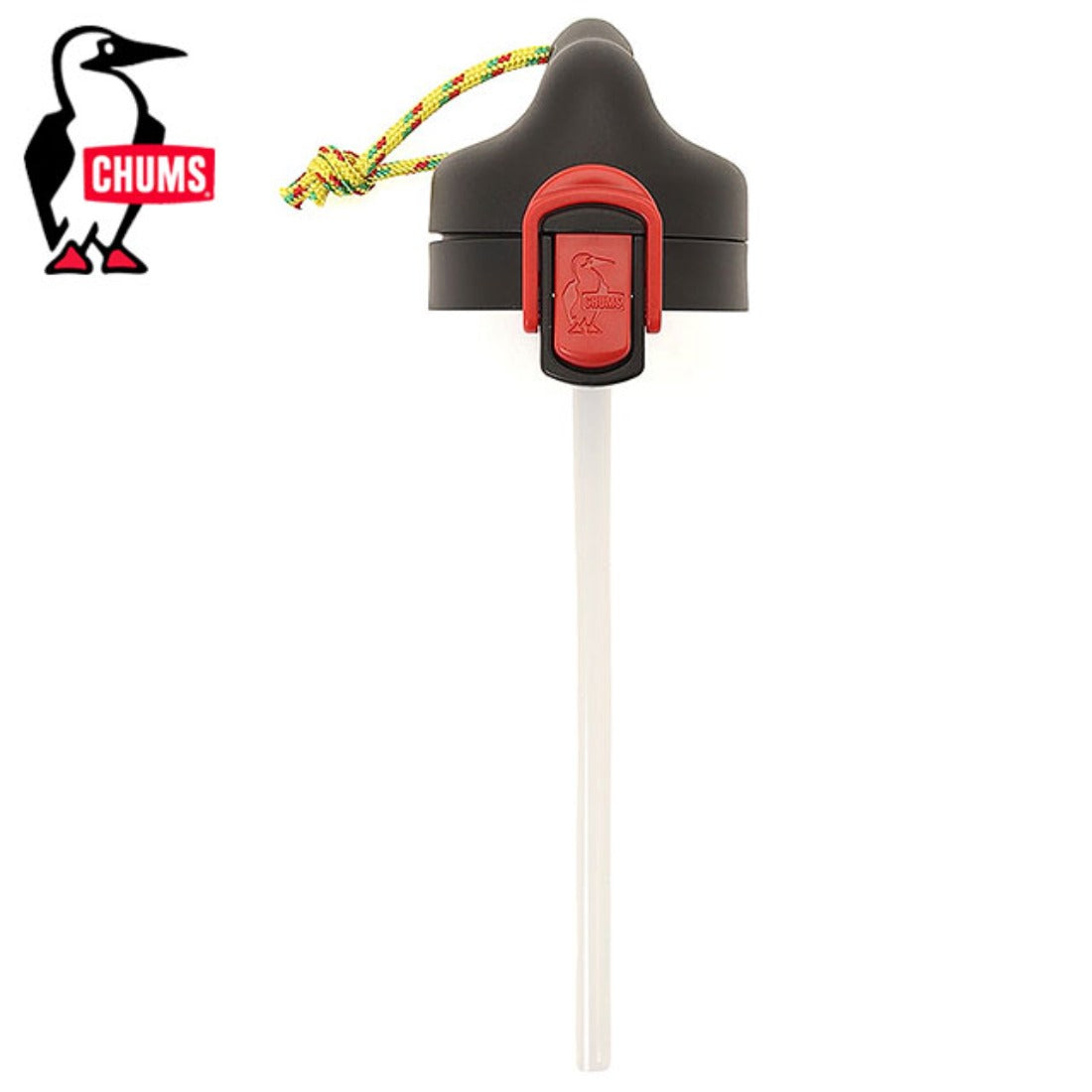 チャムス CHUMS Camper Wave Bottle Straw Cap Black [CH62-2251] （Black） Black