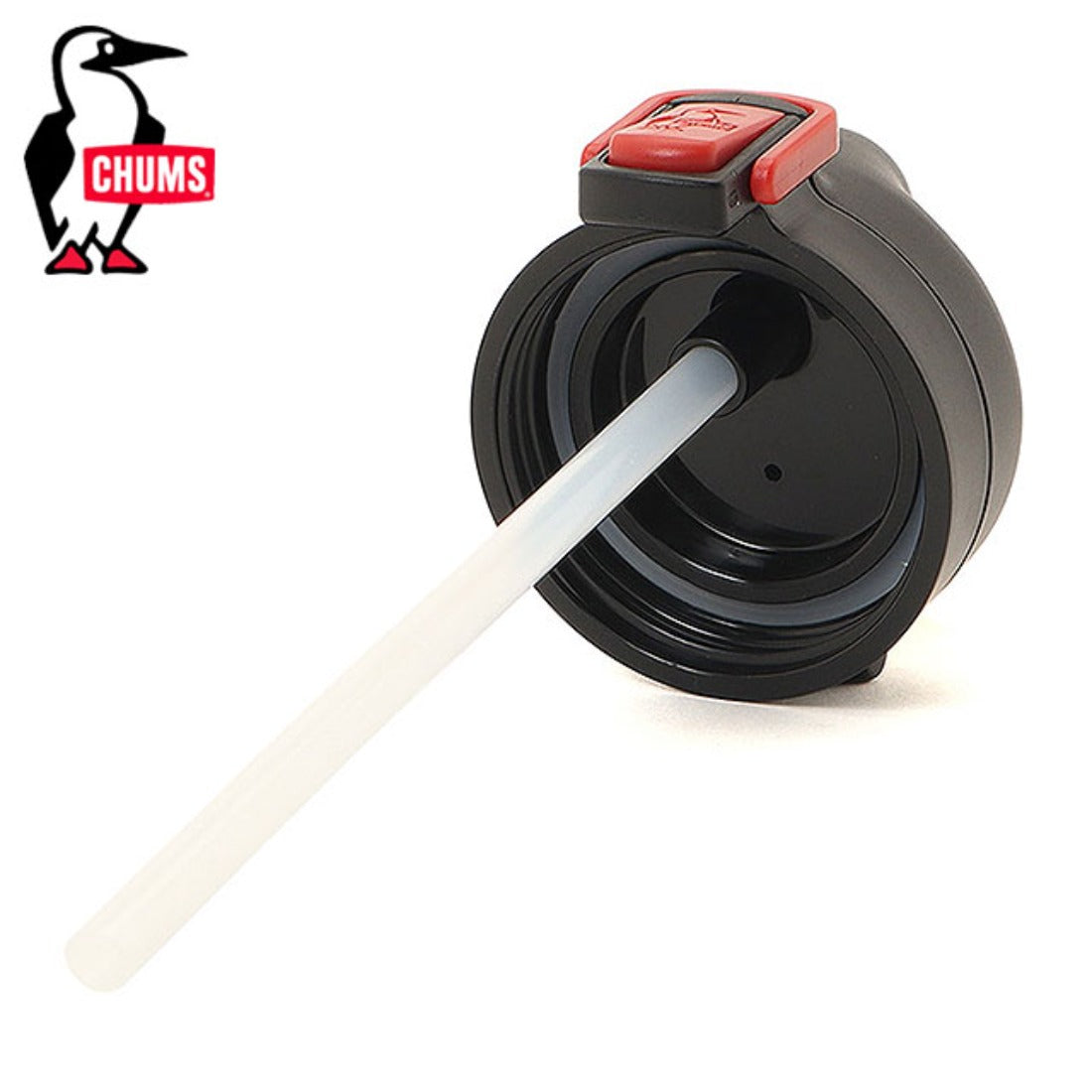 チャムス CHUMS Camper Wave Bottle Straw Cap Black [CH62-2251] （Black） Black
