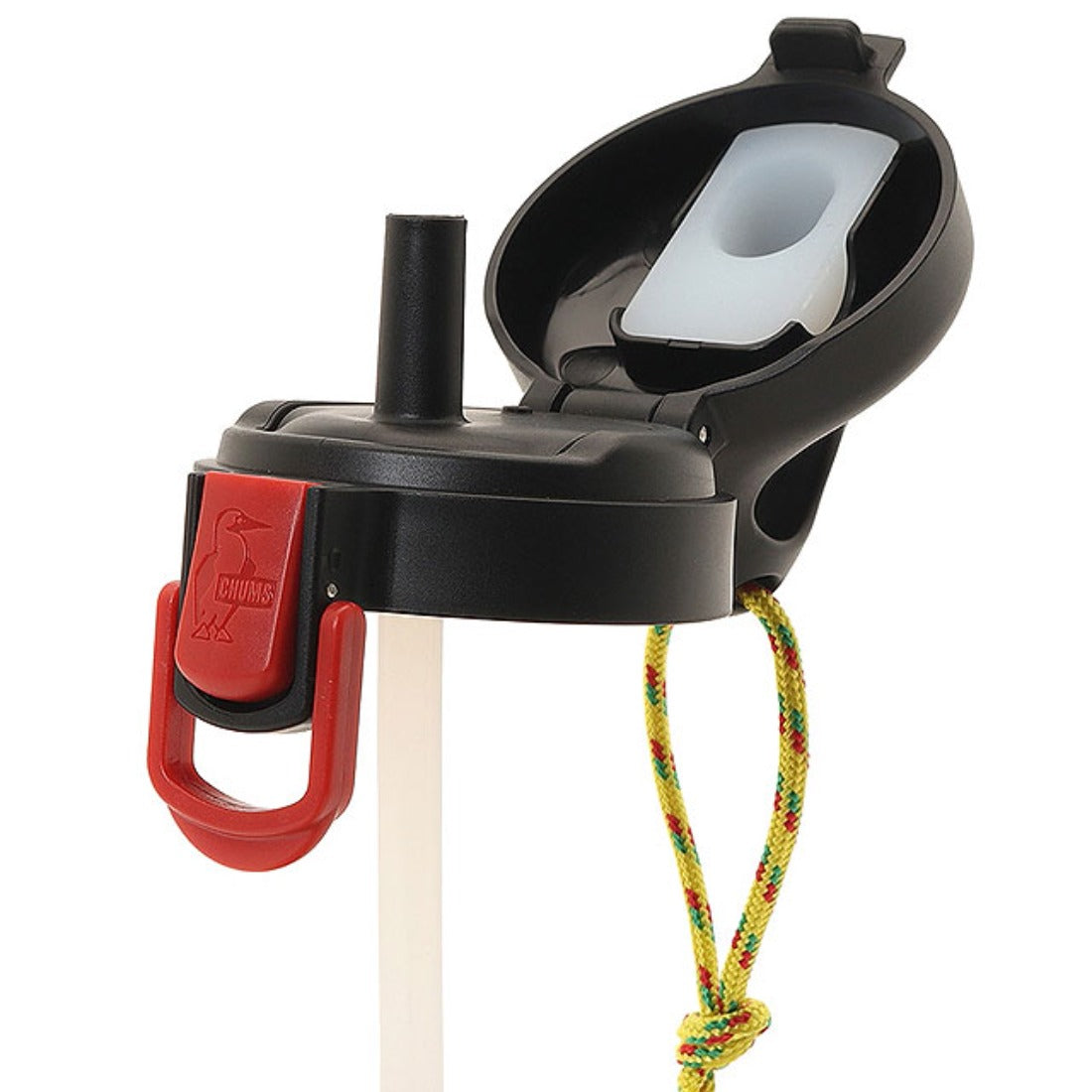 チャムス CHUMS Camper Wave Bottle Straw Cap Black [CH62-2251] （Black） Black
