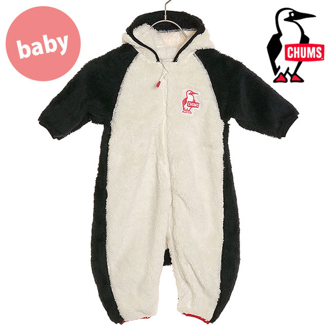 チャムス CHUMS Baby Elmo Fleece All in One Booby [CH27-1022]【返品不可商品】,Booby