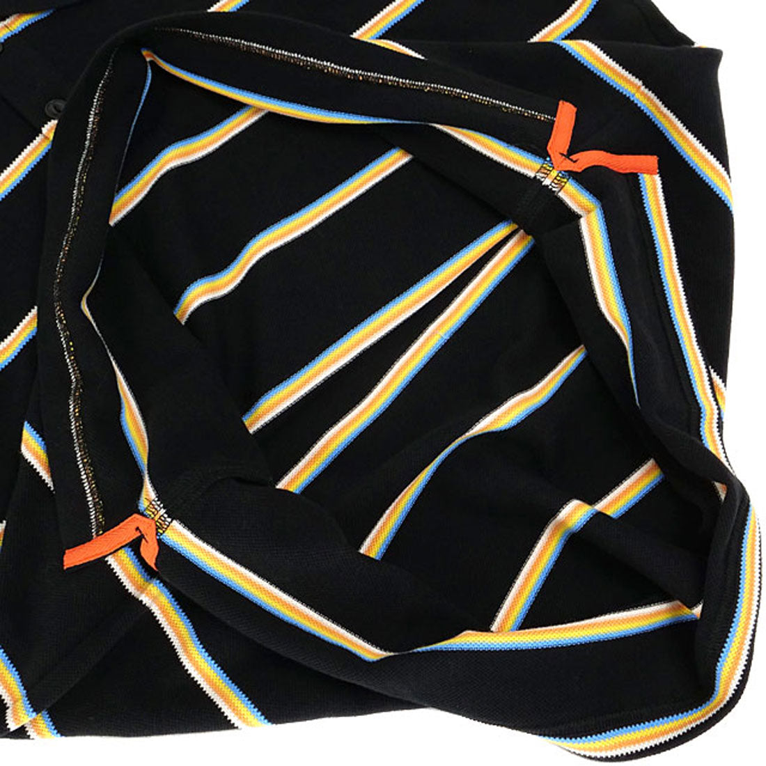 チャムス CHUMS M Booby Border Polo Shirt Black-Sunset [CH02-1241] （Black-Sunset） Black-Sunset