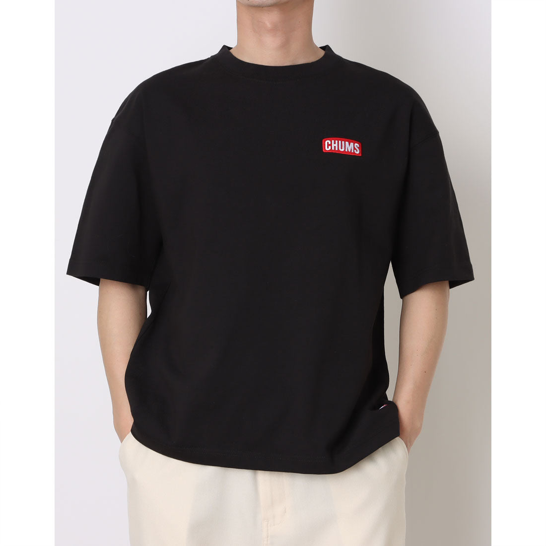チャムス CHUMS 【ムラサキスポーツ別注】 CHUMS STICKER BOMB T Tシャツ CH01-2824 （ブラック） ブラック