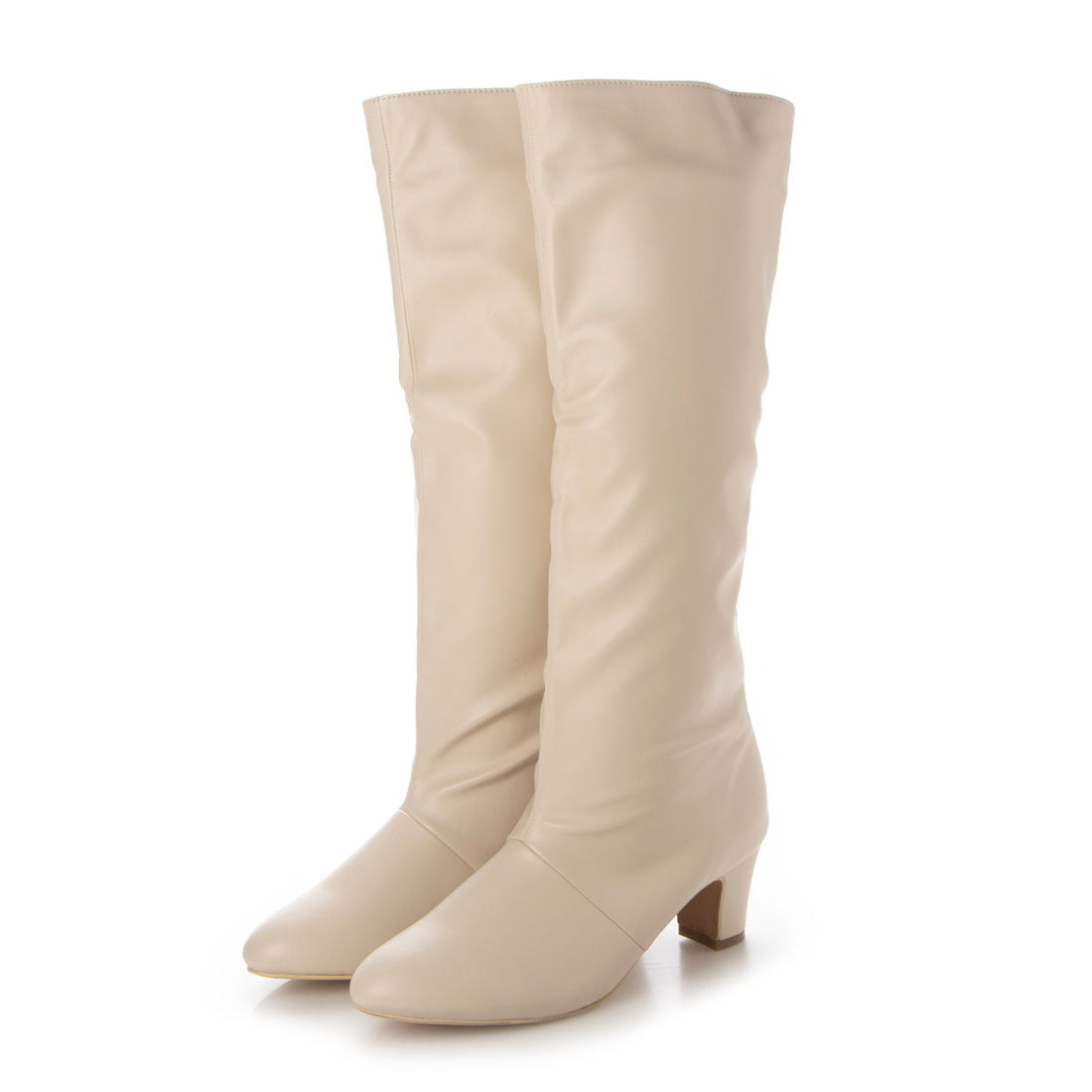シックス CHICS アーモンドトゥルーズシルエットブーツ