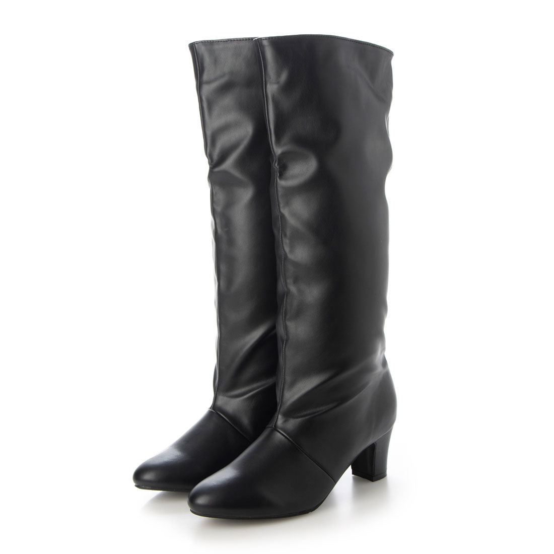 シックス CHICS アーモンドトゥルーズシルエットブーツ