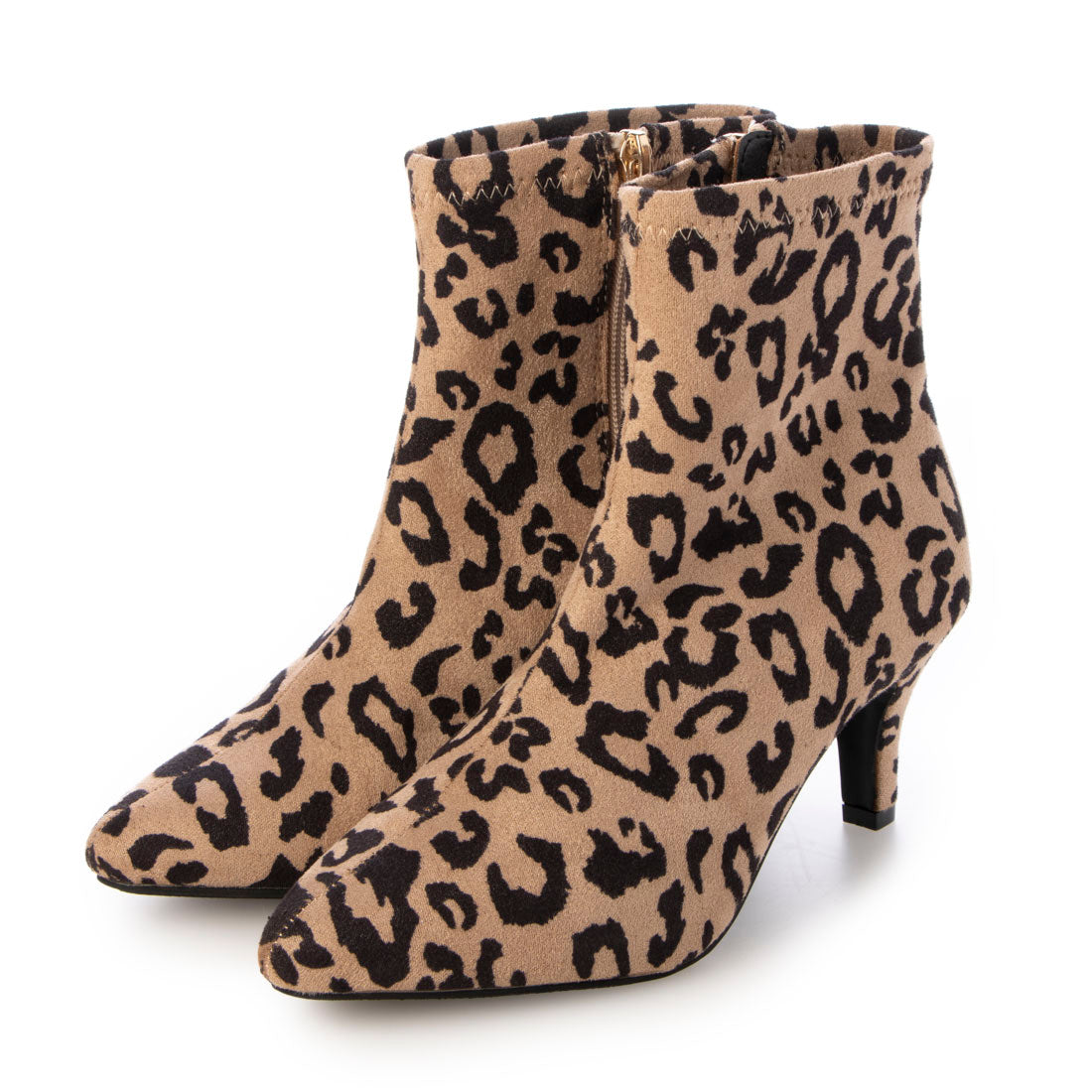 シックス CHICS ポインテッドトゥストレッチショートブーツ
