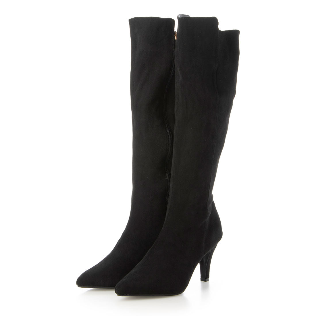 シックス CHICS ポインテッドトゥストレッチロングブーツ