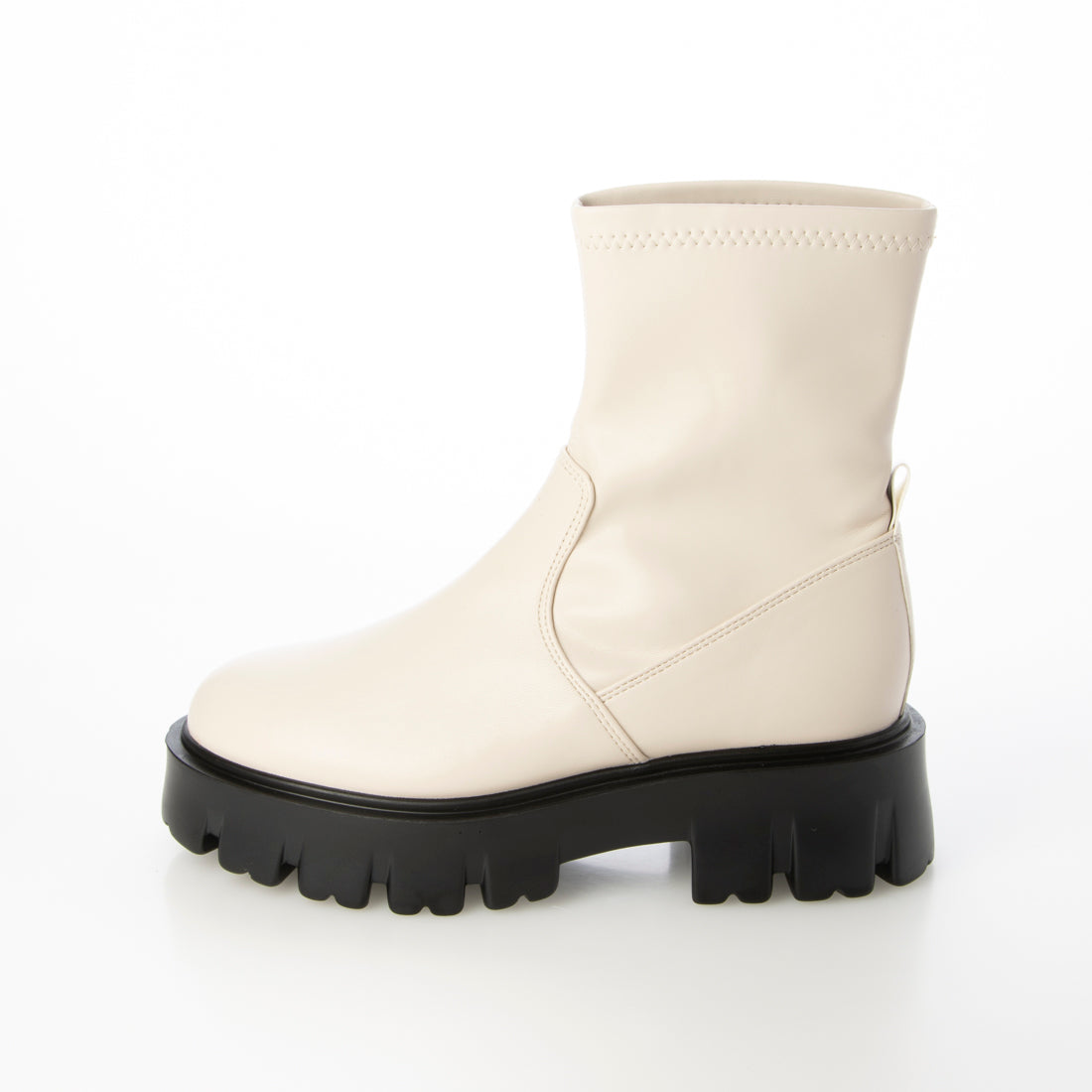 Six CHICS Thick-soled track sole stretch short boots