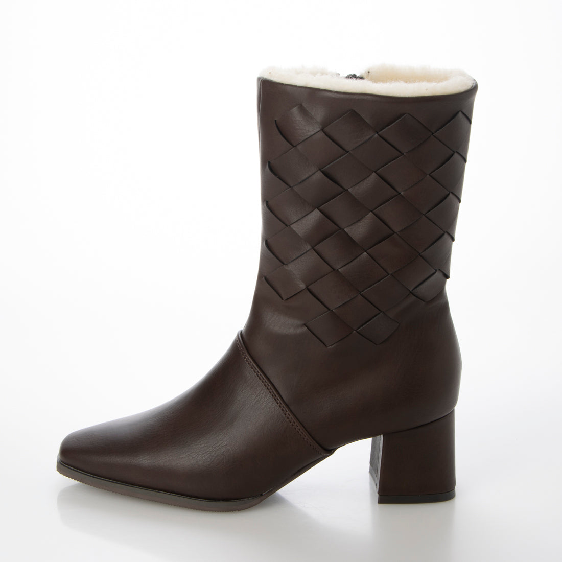 シックス CHICS メッシュデザインショートブーツ