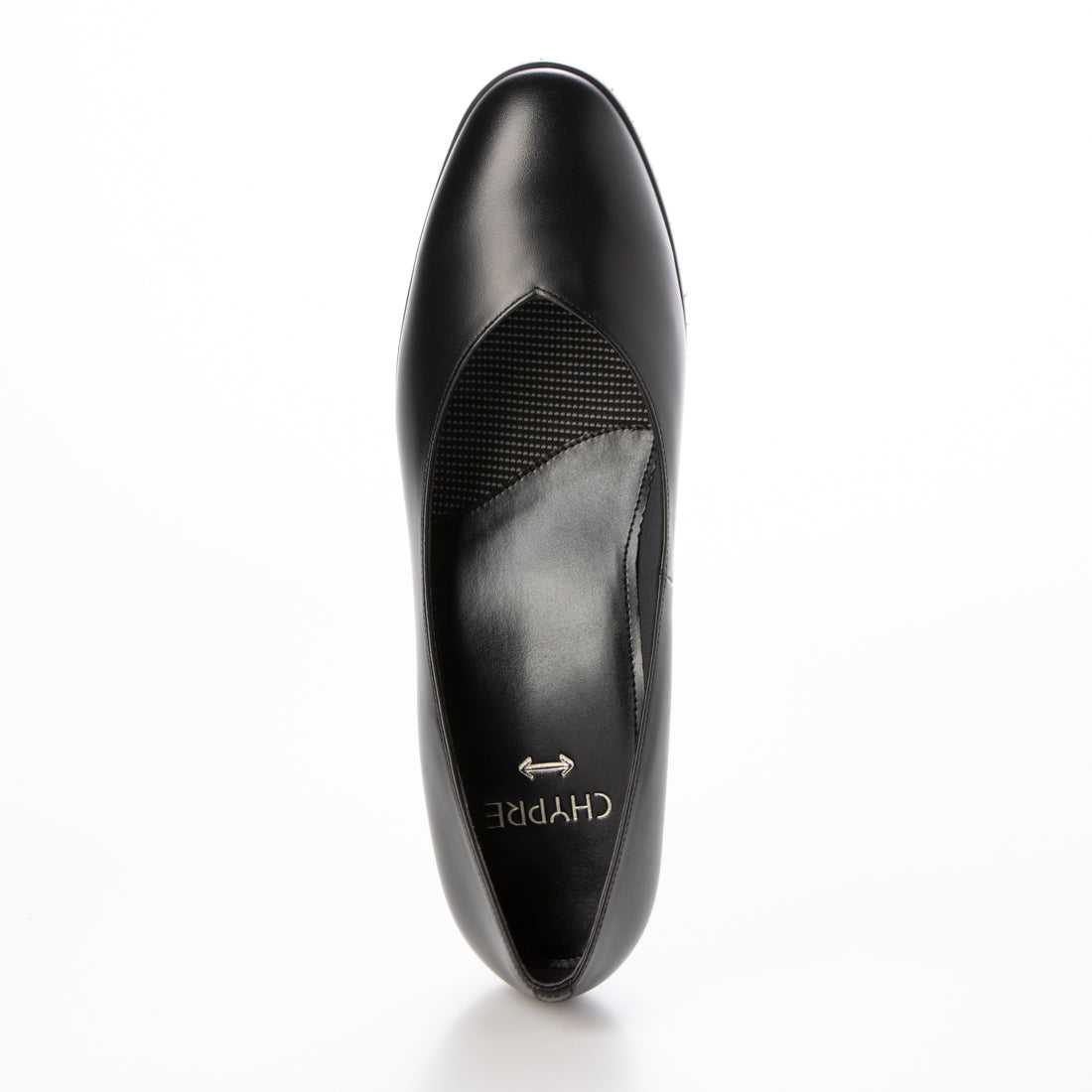 Chypre 【Plus Size × Loose Fit】 4.5cm Genuine Leather Round Toe Plain Pumps