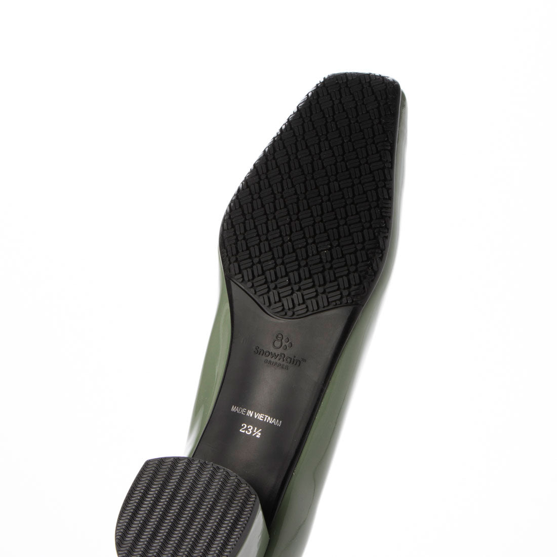 シプレ CHYPRE 3.5cmスクエアトウレトロヒールアップローファー