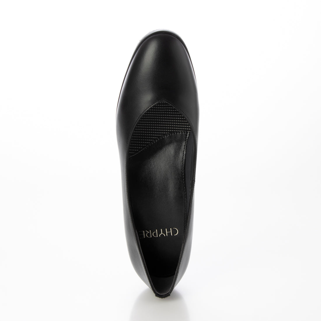 シプレ CHYPRE 4.5cm本革ラウンドトウプレーンパンプス