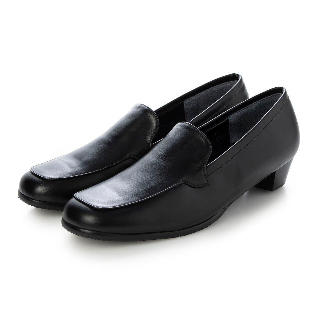 シプレ CHYPRE 3cm本革モカパンプス