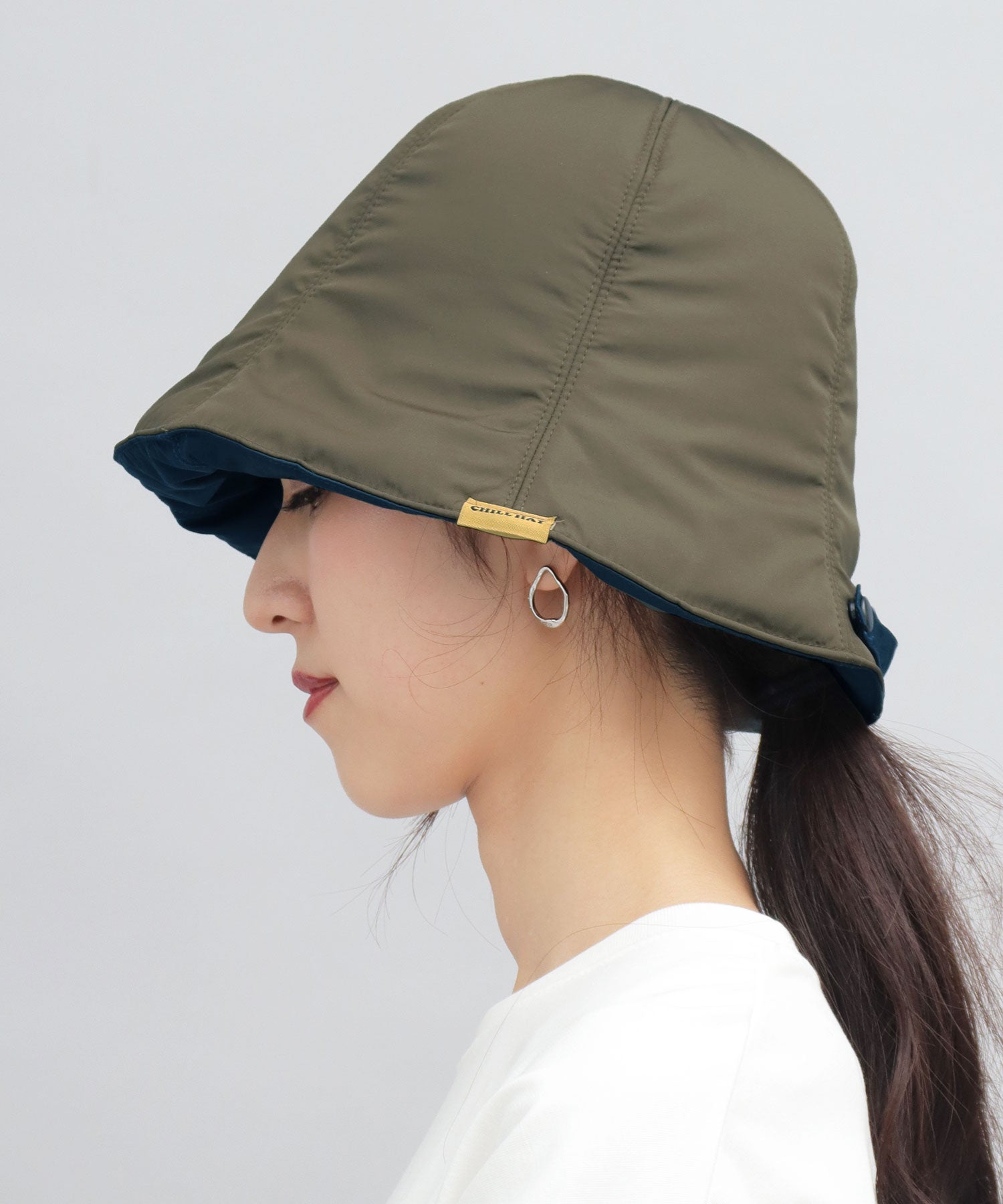 Chill Hat Sauna Hat Sauna Goods Tulip Hat Sauna Cap Lightweight Water-Repellent