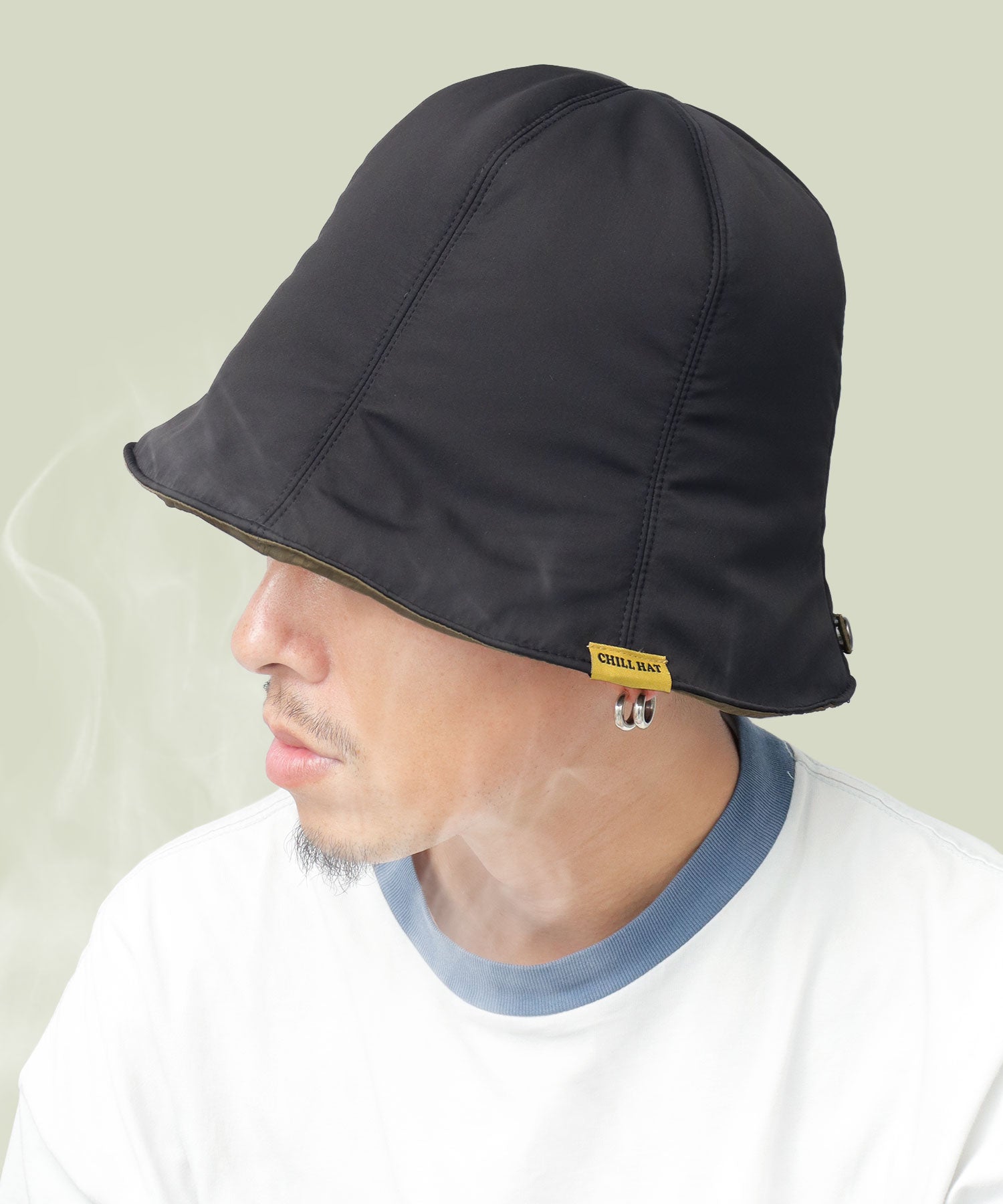 Chill Hat Sauna Hat Sauna Goods Tulip Hat Sauna Cap Lightweight Water-Repellent