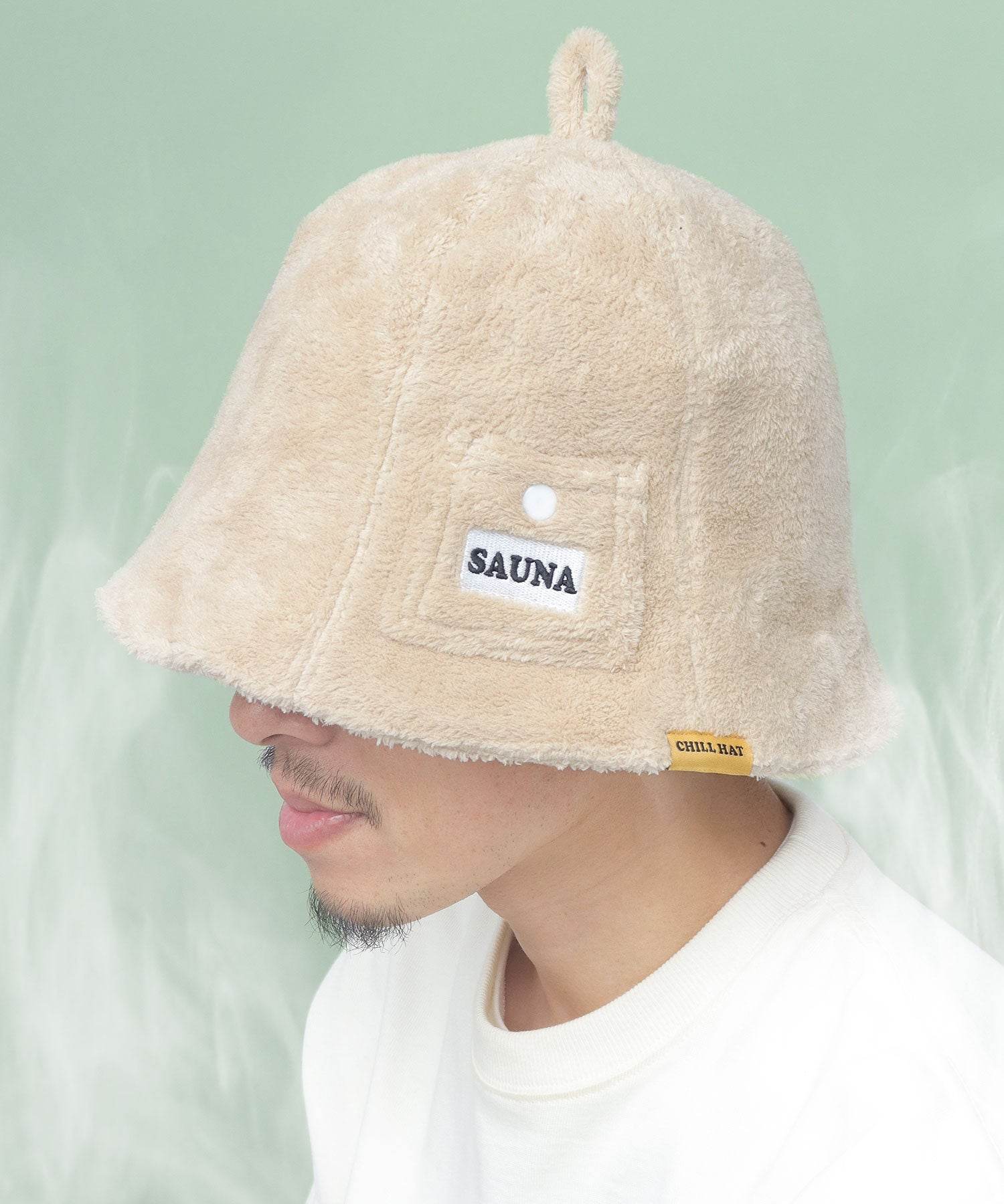 Chill Hat Sauna Hat for Men and Women Towel Sauna Hat Cap Sauna Goods