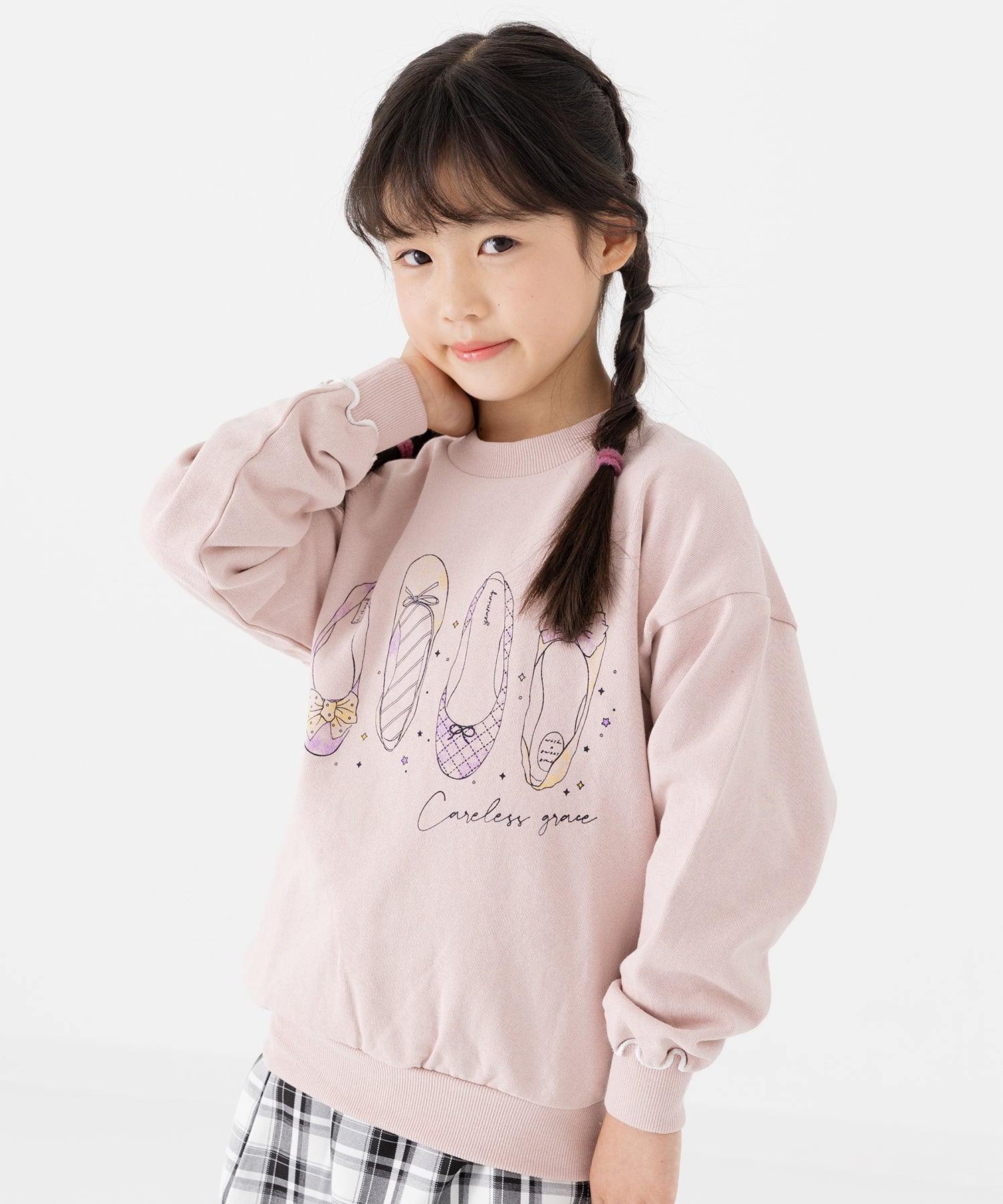 チルツー chil2 プリント裏毛トレーナー