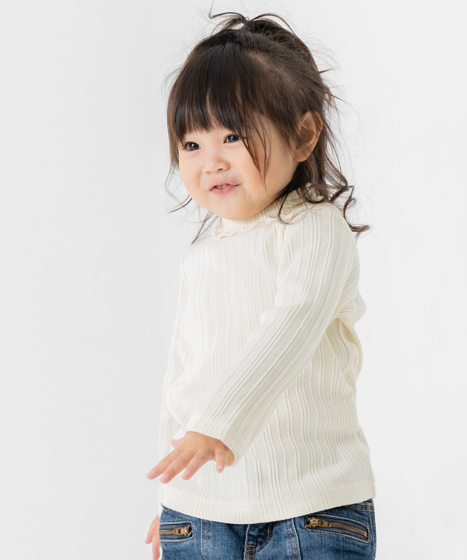 チルツー chil2 ランダムテレコハイネックカットソー