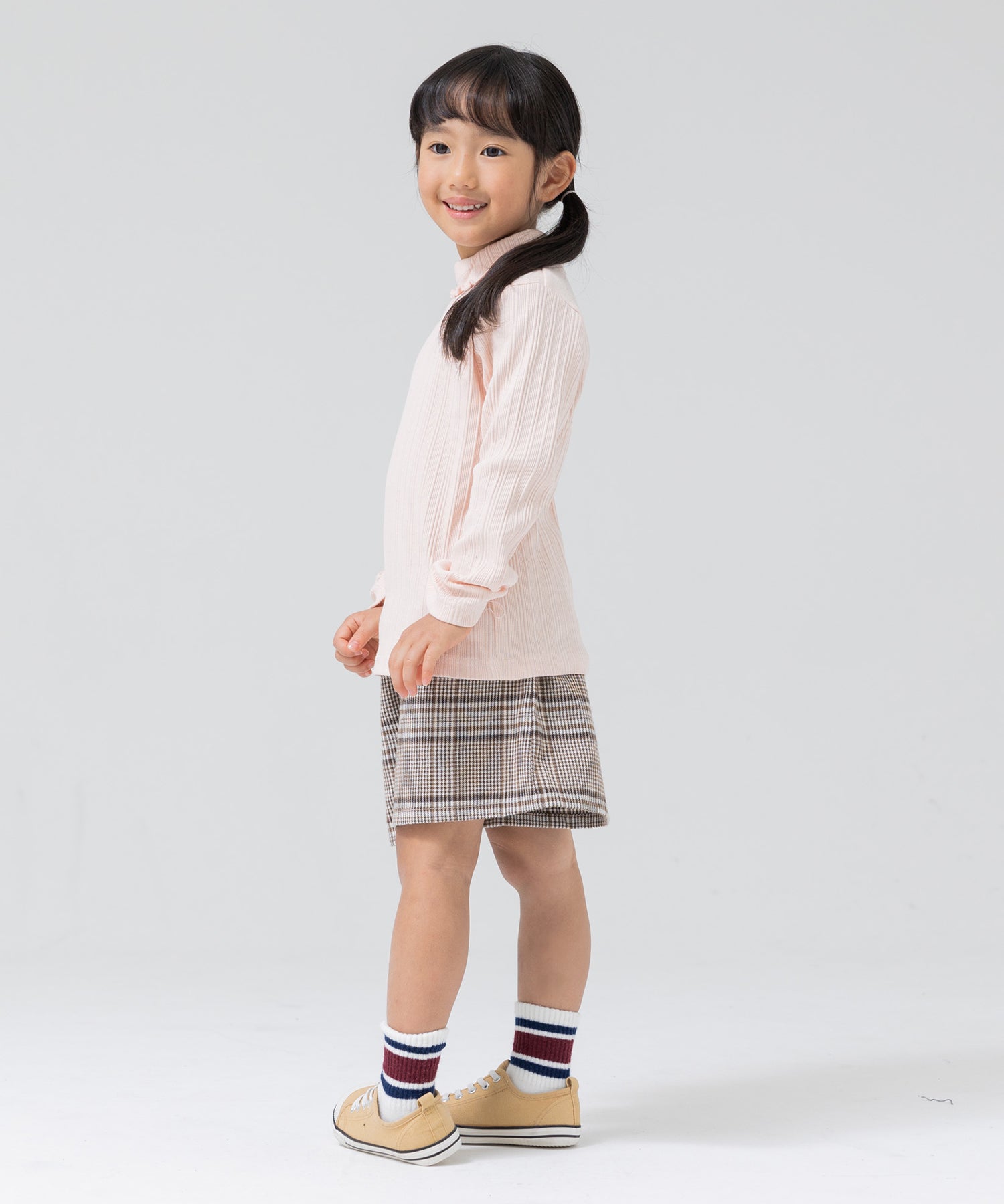 チルツー chil2 ランダムテレコハイネックカットソー