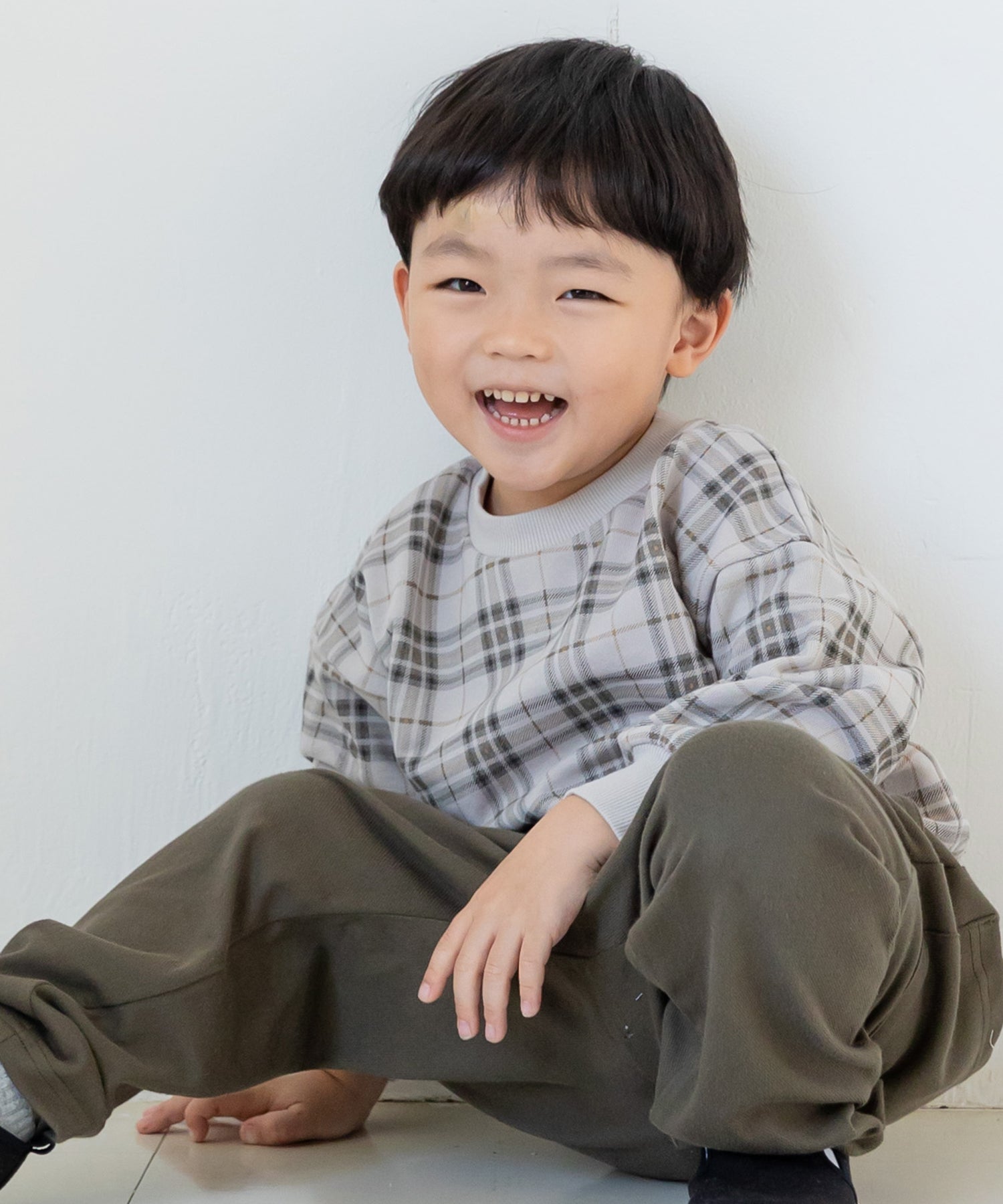チルツー chil2 総柄裏毛トレーナー