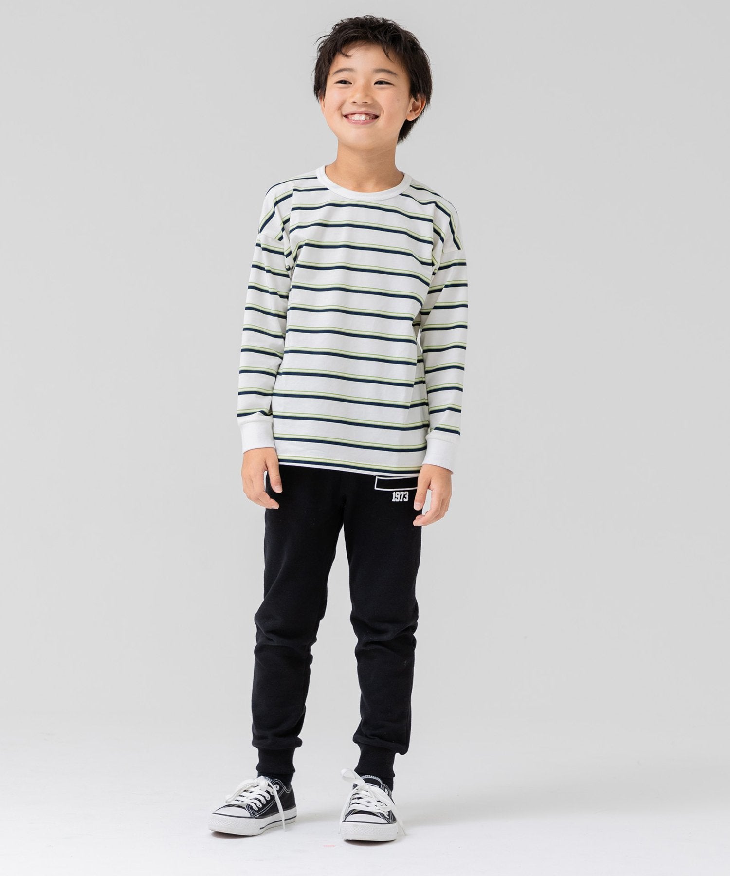 チルツー chil2 ボーダー長袖Tシャツ