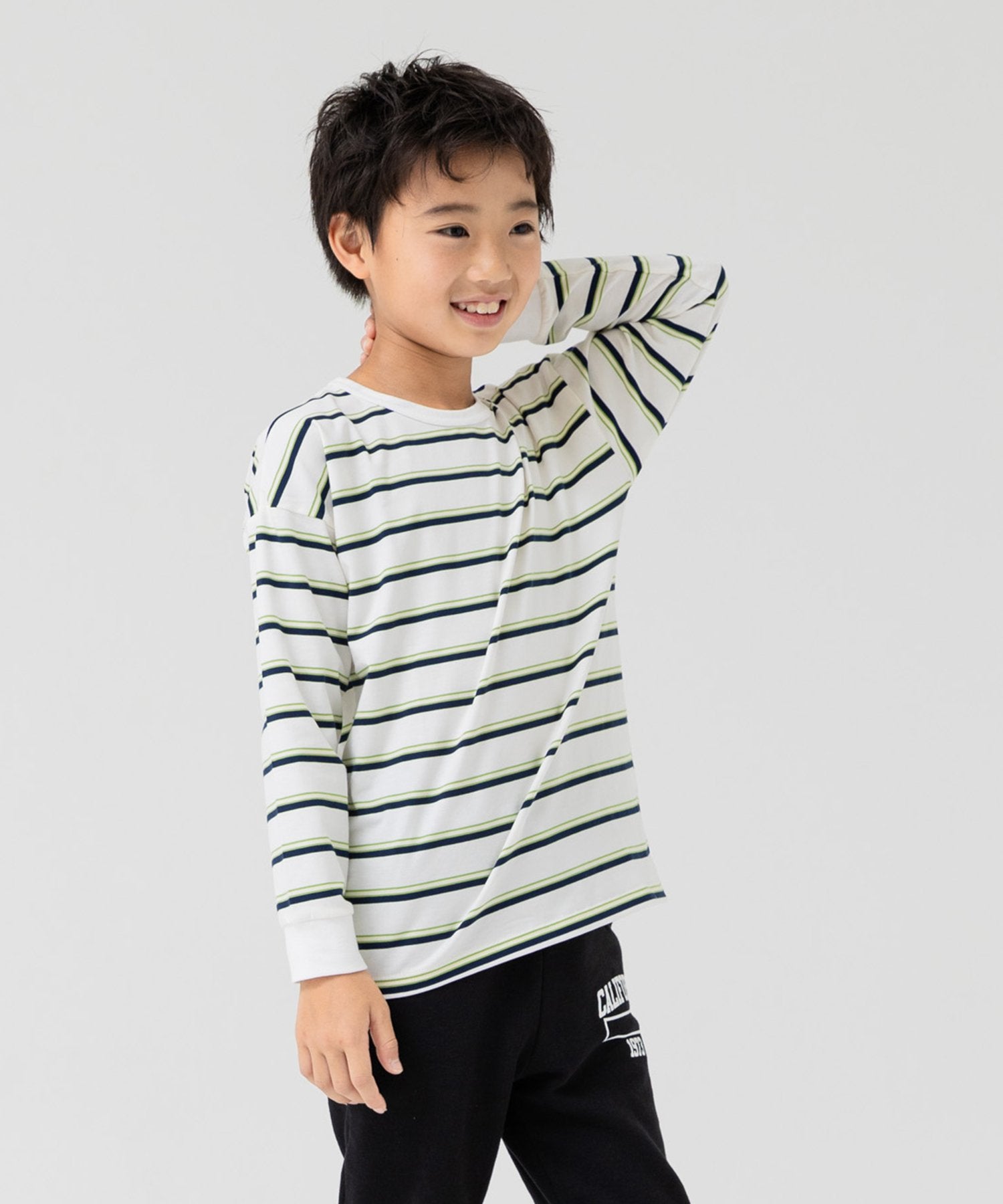 チルツー chil2 ボーダー長袖Tシャツ
