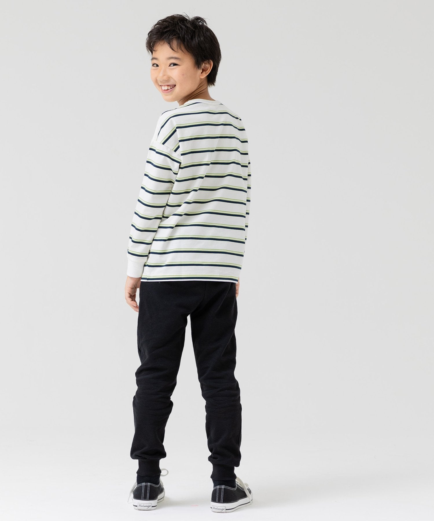 チルツー chil2 ボーダー長袖Tシャツ